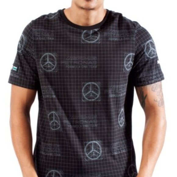 Puma Mercedes AOP F1 Tee NWT Large - Picture 1 of 5